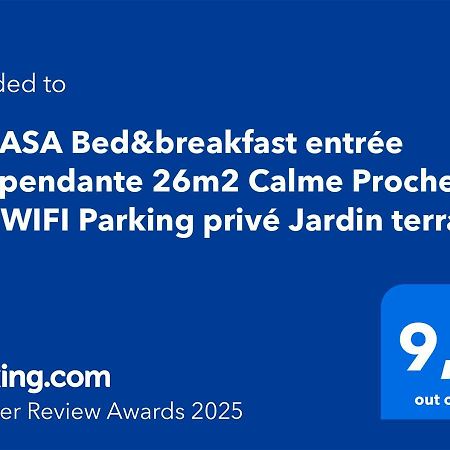 La Casa Bed&Breakfast Entree Independante 26M2 Calme Proche De Tout Wifi Parking Prive Jardin Terrasse 乌瑞基尼 外观 照片