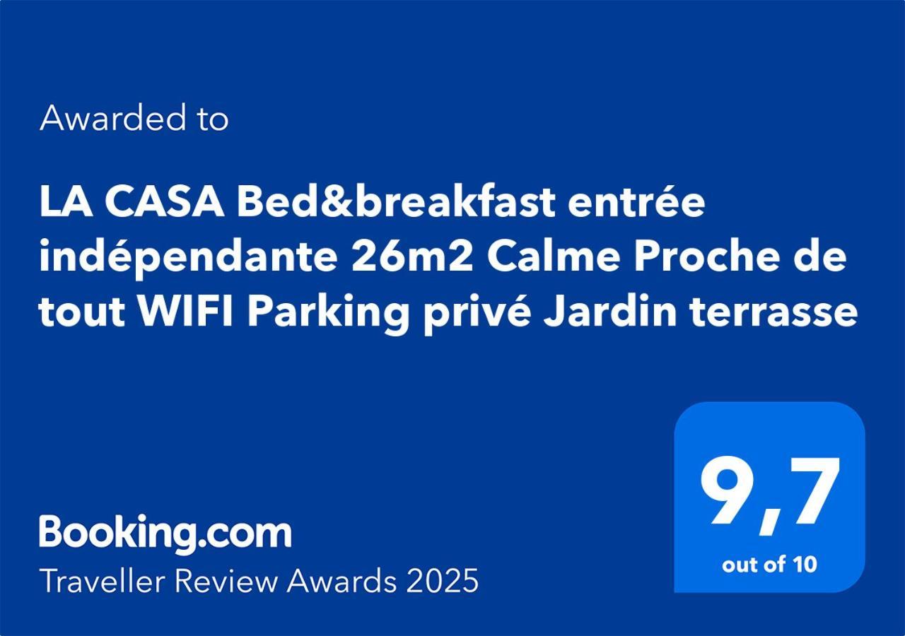 La Casa Bed&Breakfast Entree Independante 26M2 Calme Proche De Tout Wifi Parking Prive Jardin Terrasse 乌瑞基尼 外观 照片